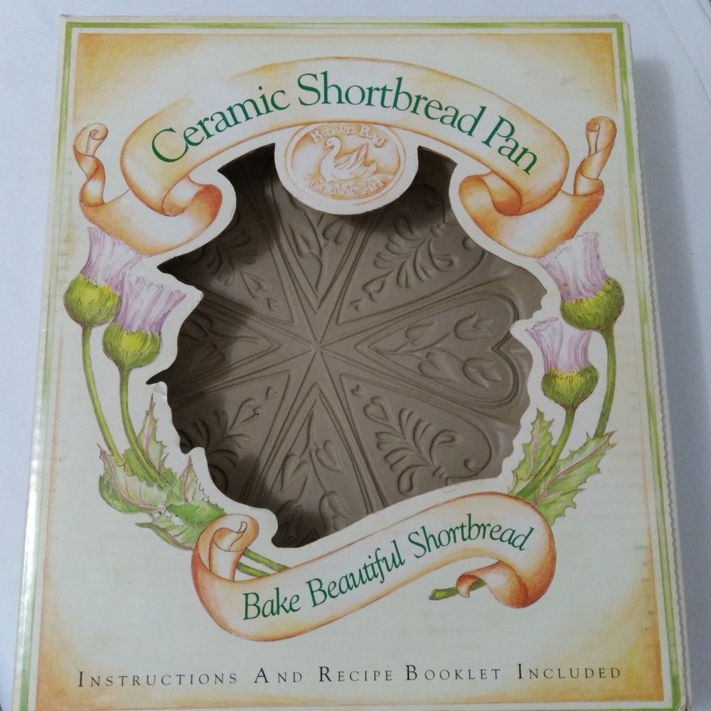 Brown Bag Hearts & Flowers 1988 Short Bread Pan